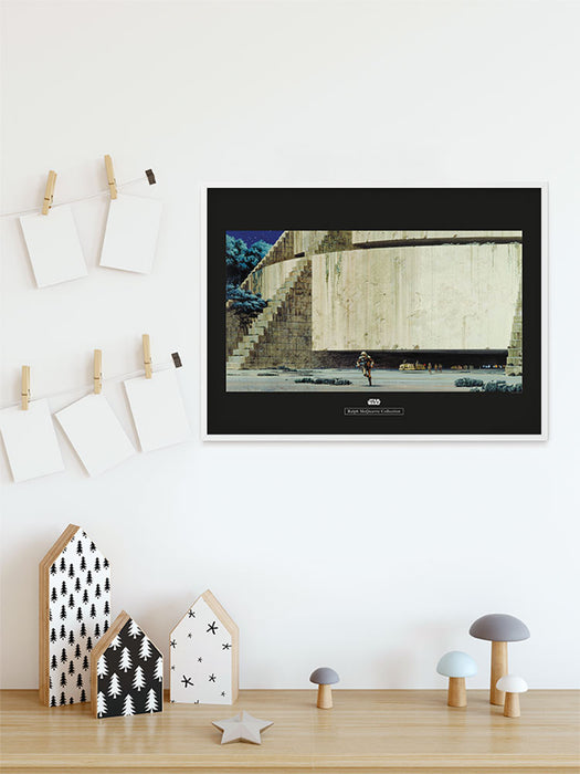 Komar NEU | Wandbild - Star Wars Classic RMQ Yavin Temple - Größe 40 x 30 cm