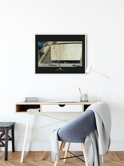 Komar NEU | Wandbild - Star Wars Classic RMQ Yavin Temple - Größe 50 x 40 cm