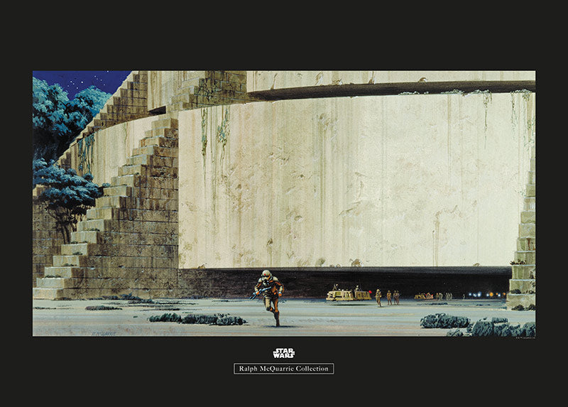 Wandbild - Star Wars Classic RMQ Yavin Temple