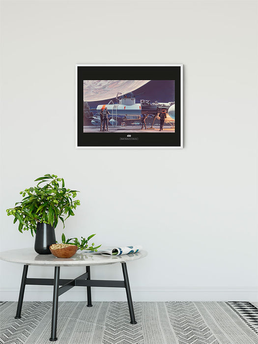 Komar NEU | Wandbild - Star Wars Classic RMQ Yavin Hangar - Größe 70 x 50 cm