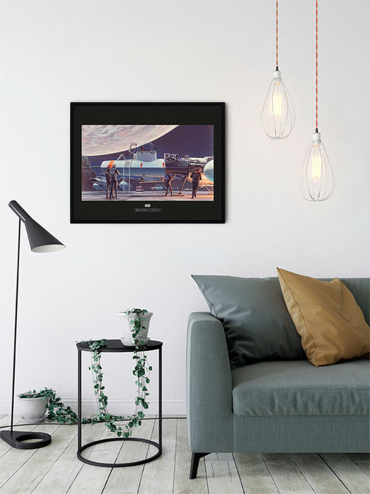 Wandbild - Star Wars Classic RMQ Yavin Hangar