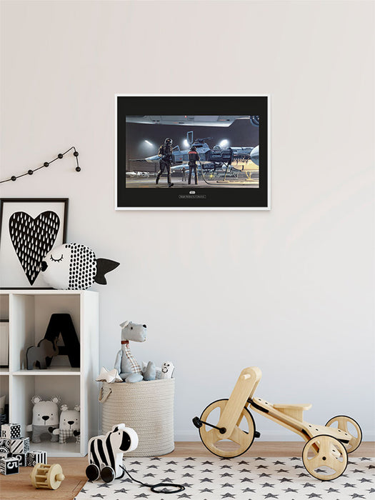 Wandbild - Star Wars Classic RMQ Yavin Y-Wing