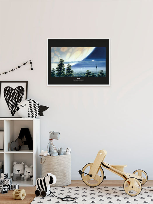 Komar NEU | Wandbild - Star Wars Classic RMQ Yavin Lookout - Größe 50 x 40 cm