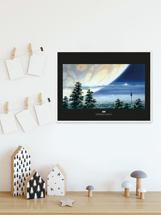 Komar NEU | Wandbild - Star Wars Classic RMQ Yavin Lookout - Größe 50 x 40 cm