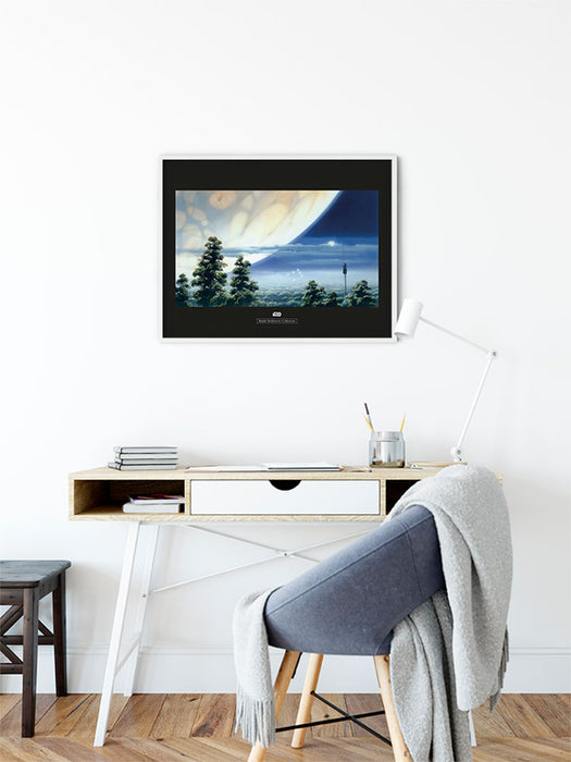 Komar NEU | Wandbild - Star Wars Classic RMQ Yavin Lookout - Größe 40 x 30 cm