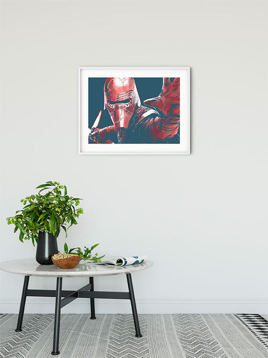 Wandbild - Star Wars Faces Kylo