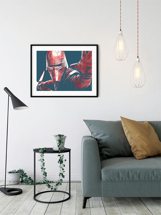 Komar NEU | Wandbild - Star Wars Faces Kylo - Größe 40 x 30 cm
