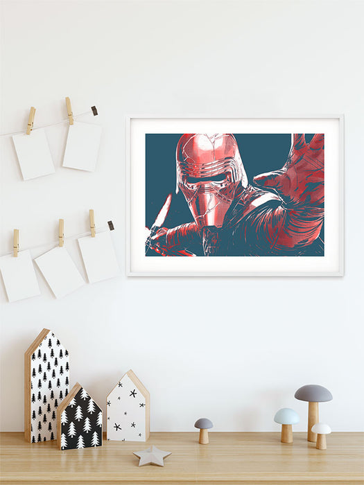 Komar NEU | Wandbild - Star Wars Faces Kylo - Größe 50 x 40 cm