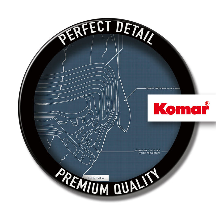 Komar NEU | Wandbild - Star Wars EP9 Blueprint Kylo Helmet - Größe 70 x 50 cm