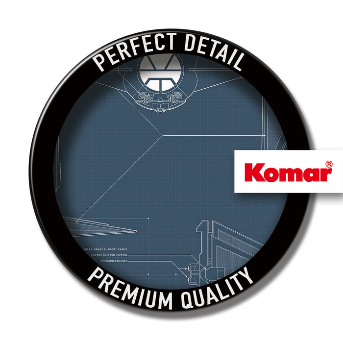 Komar NEU | Wandbild - Star Wars Blueprint Sith TIE-Fighter - Größe 30 x 40 cm