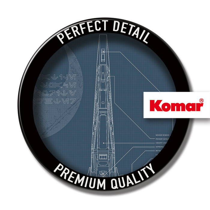 Komar NEU | Wandbild - Star Wars Blueprint X-Wing - Größe 50 x 70 cm