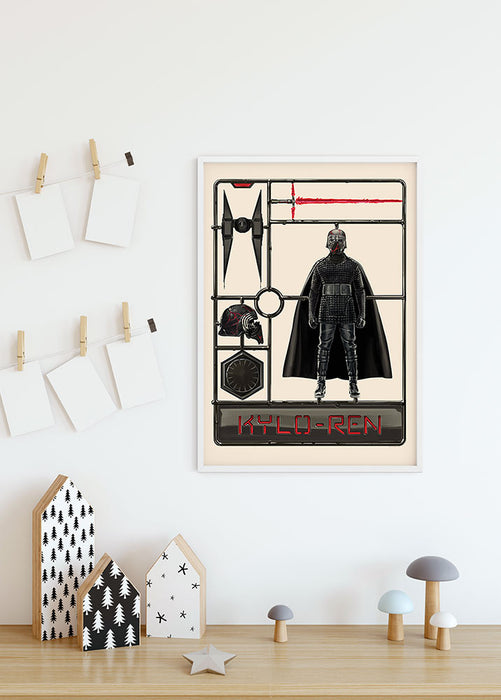 Wandbild - Star Wars Toy Kylo