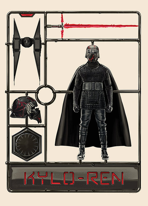 Wandbild - Star Wars Toy Kylo