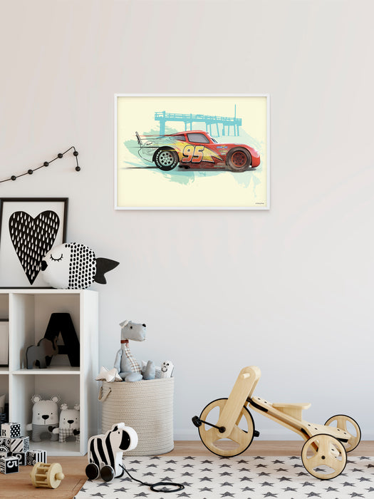 Komar NEU | Wandbild - "Cars Lightning McQueen" in Hülle - Größe 70 x 50 cm