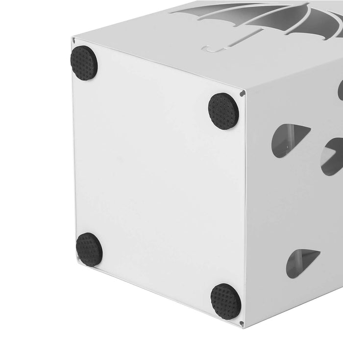 SONGMICS | Reizender Schirmständer Weiß