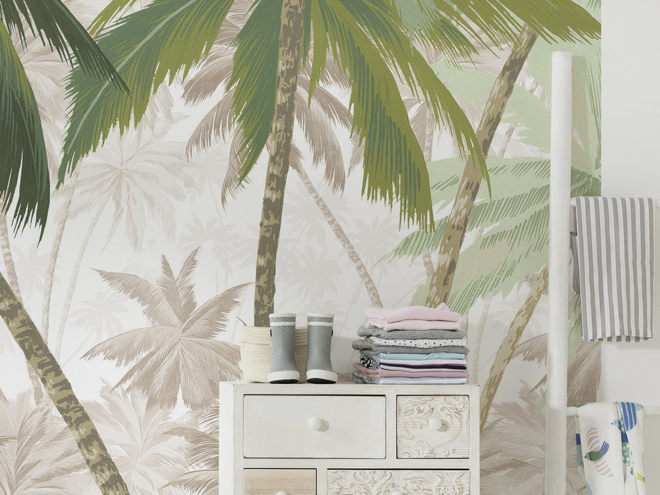 Komar NEU | Digitaldruck Vlies Fototapete - Palmera - Größe 200 x 280 cm