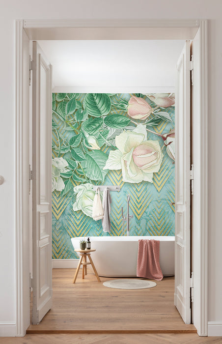 Digitaldruck Vlies Fototapete | Rose Poem | 200 x 250 cm