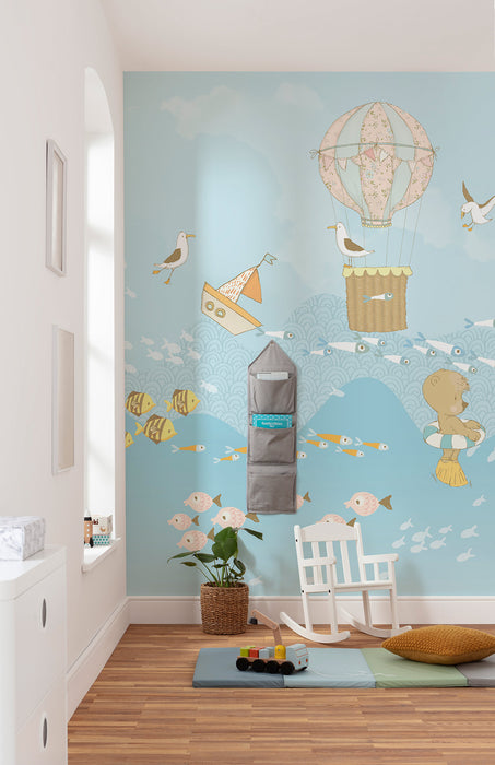 Digitaldruck Vlies Fototapete | Wavy Venture | 200 x 250 cm