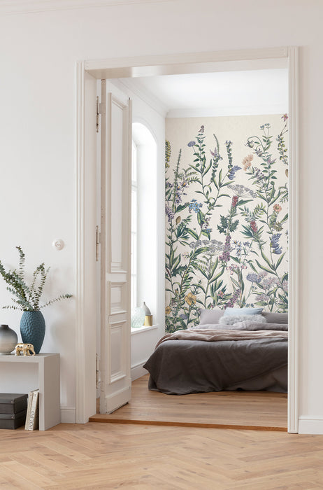 Digitaldruck Vlies Fototapete | Flowering Herbs | 200 x 250 cm