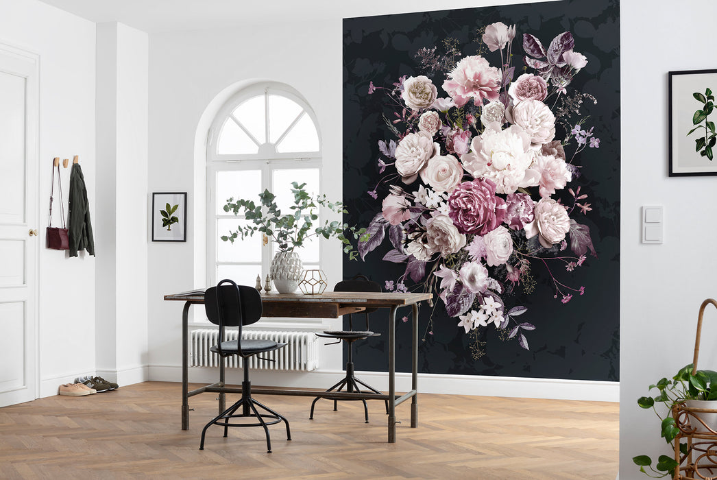 Digitaldruck Vlies Fototapete | Bouquet Noir | 200 x 250 cm