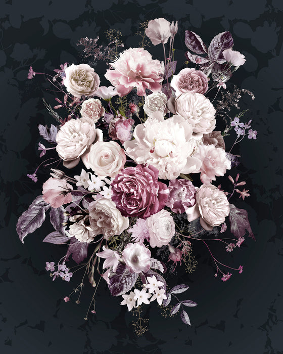 Digitaldruck Vlies Fototapete | Bouquet Noir | 200 x 250 cm