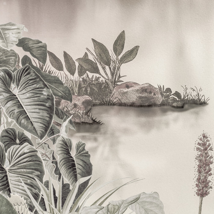 Digitaldruck Vlies Fototapete | Lac des Palmiers | 200 x 250 cm