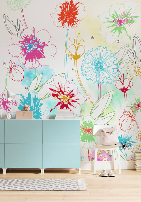Digitaldruck Vlies Fototapete | Joyful | 200 x 250 cm