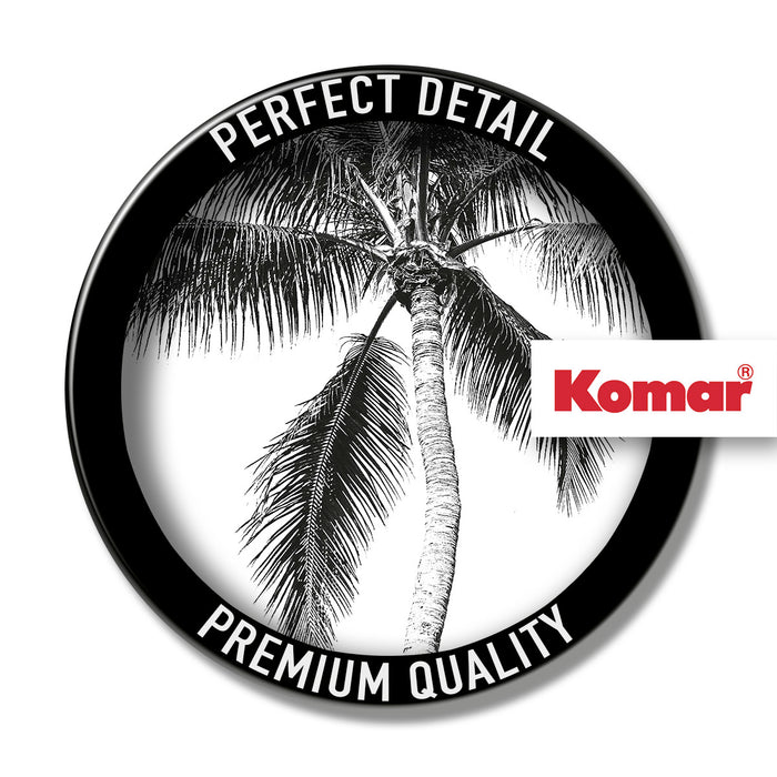 Komar NEU | Digitaldruck Vlies Fototapete - Retro Palm - Größe 200 x 250 cm