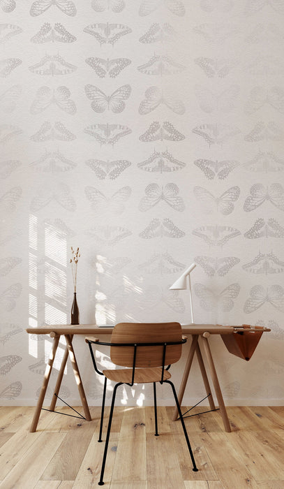 Digitaldruck Vlies Fototapete | Mur de Papillons | 200 x 250 cm