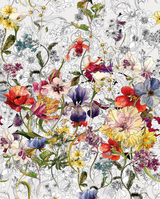 Komar NEU | Digitaldruck Vlies Fototapete - Flora - Größe 200 x 250 cm