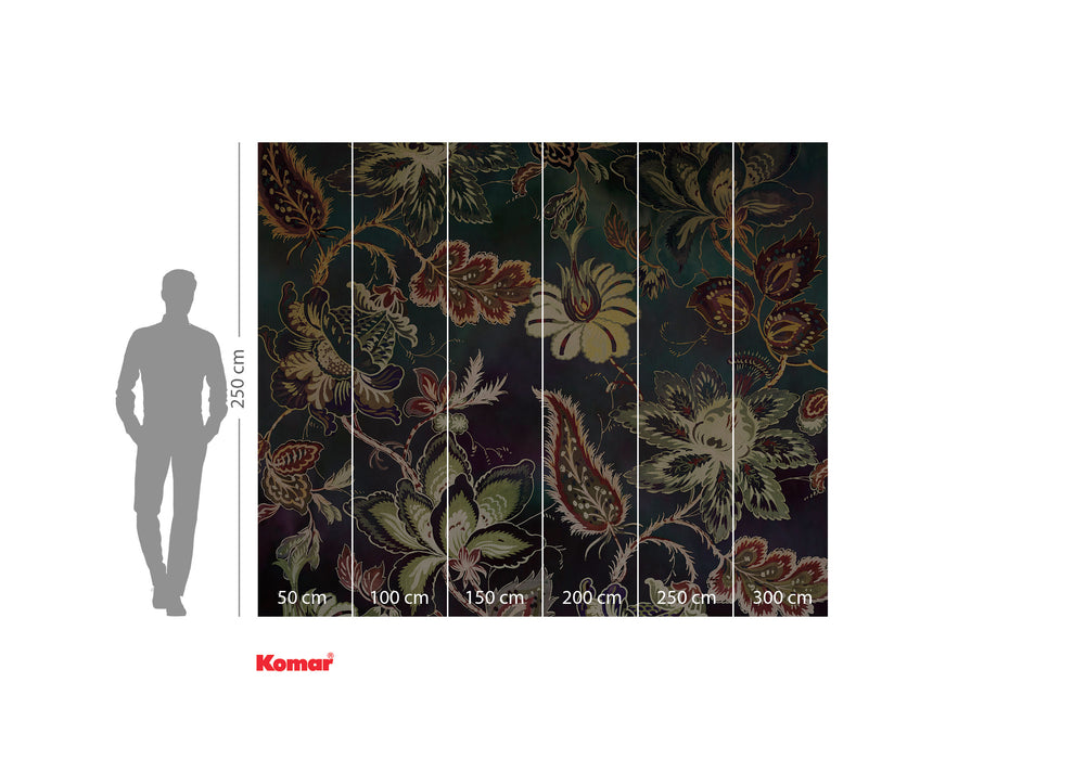 Digitaldruck Vlies Fototapete | Moonshadow Blossom | 300 x 250 cm