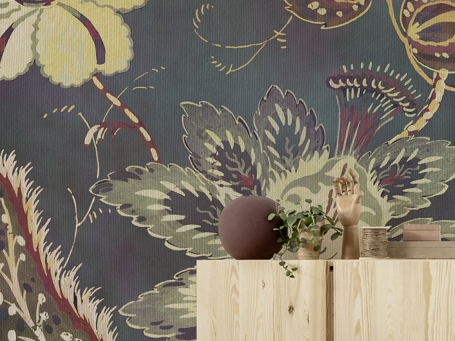 Digitaldruck Vlies Fototapete | Moonshadow Blossom | 300 x 250 cm