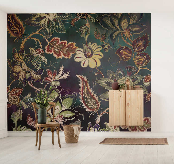 Digitaldruck Vlies Fototapete | Moonshadow Blossom | 300 x 250 cm