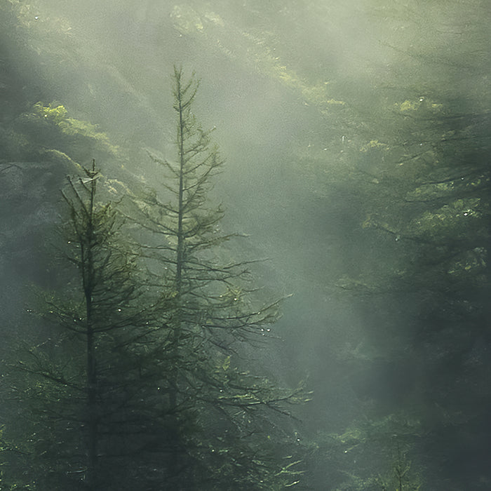 Digitaldruck Vlies Fototapete | Misty Crowns | 350 x 250 cm