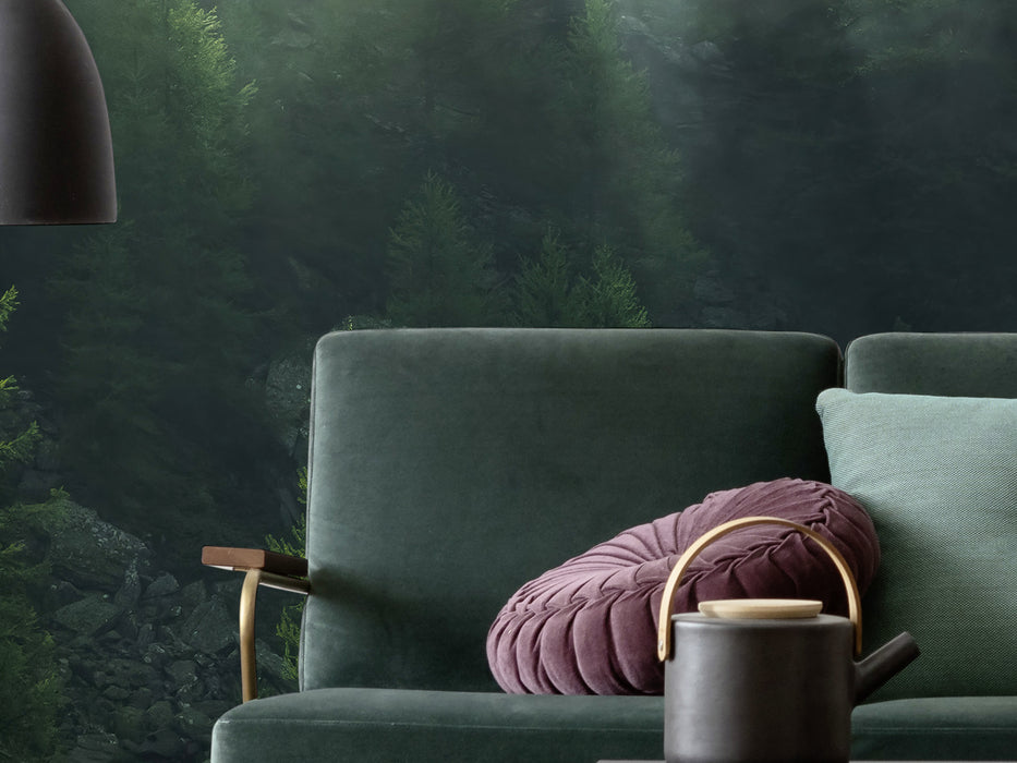 Digitaldruck Vlies Fototapete | Misty Crowns | 350 x 250 cm