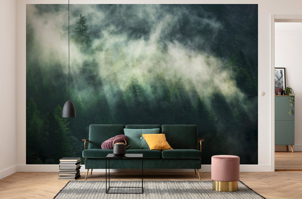 Digitaldruck Vlies Fototapete | Misty Crowns | 350 x 250 cm