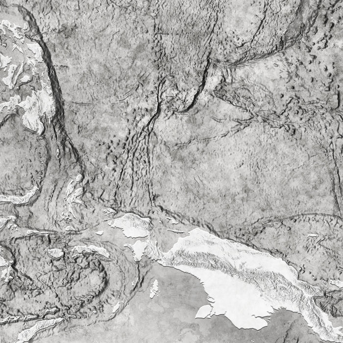Digitaldruck Vlies Fototapete | World Relief | 350 x 250 cm