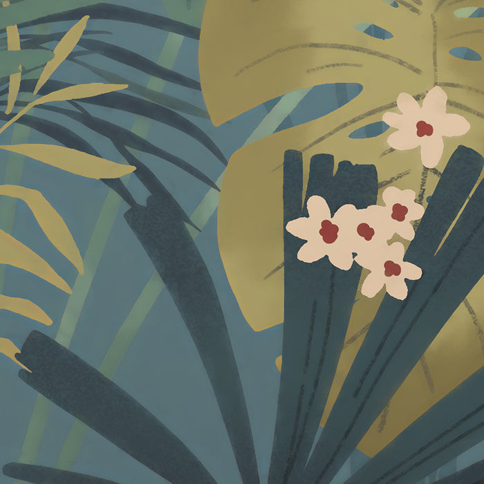 Komar NEU | Digitaldruck Vlies Fototapete - Enchanted Jungle - Größe 350 x 250 cm