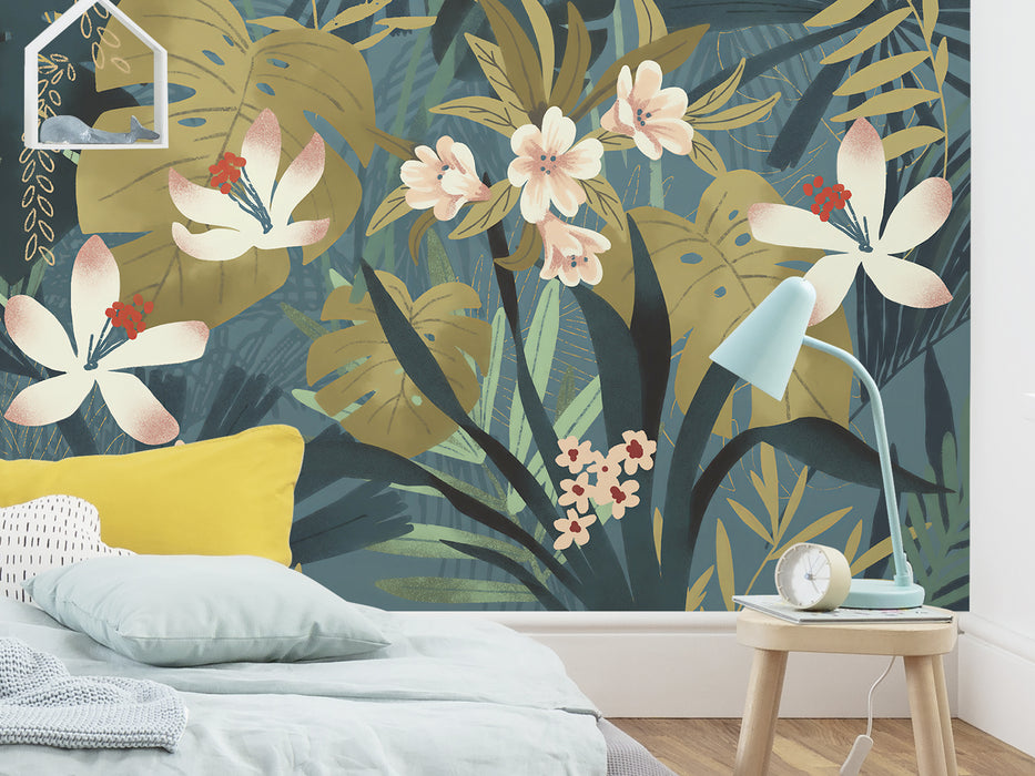 Digitaldruck Vlies Fototapete | Enchanted Jungle | 350 x 250 cm
