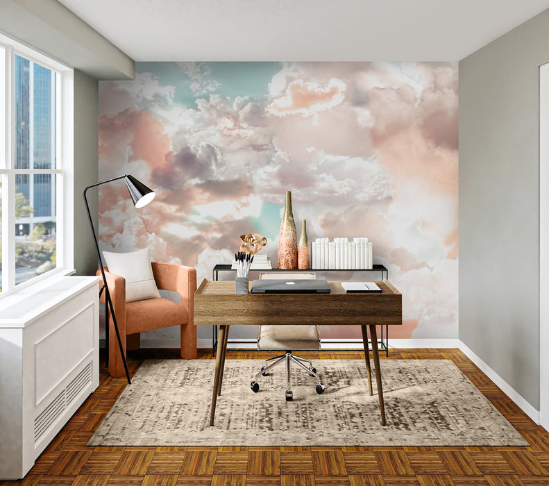 Digitaldruck Vlies Fototapete | Mellow Clouds | 350 x 250 cm