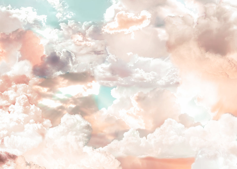 Digitaldruck Vlies Fototapete | Mellow Clouds | 350 x 250 cm