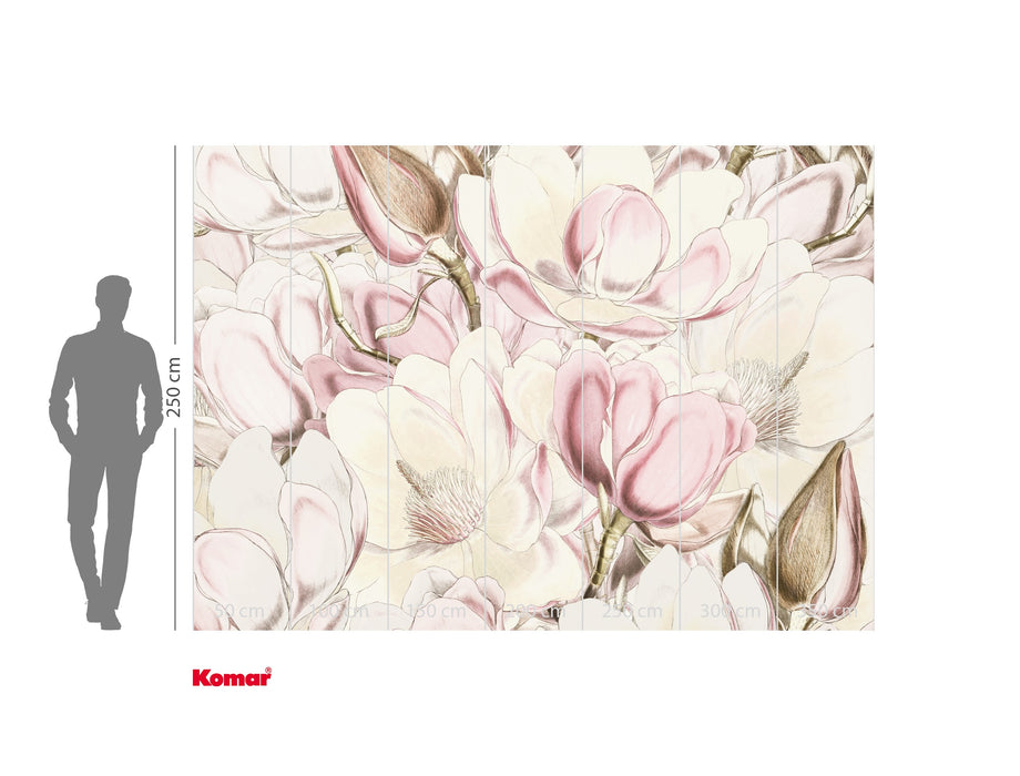 Digitaldruck Vlies Fototapete | Petals | 350 x 250 cm