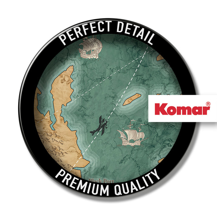 Komar NEU | Digitaldruck Vlies Fototapete - Old Travel Map - Größe 350 x 250 cm