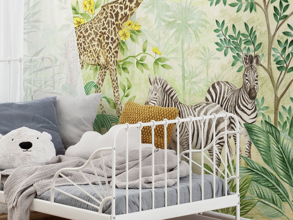 Digitaldruck Vlies Fototapete | Jungle Adventure | 350 x 250 cm
