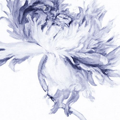 Digitaldruck Vlies Fototapete | Blue Silhouettes | 350 x 250 cm