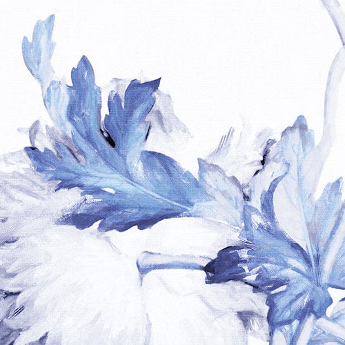 Digitaldruck Vlies Fototapete | Blue Silhouettes | 350 x 250 cm