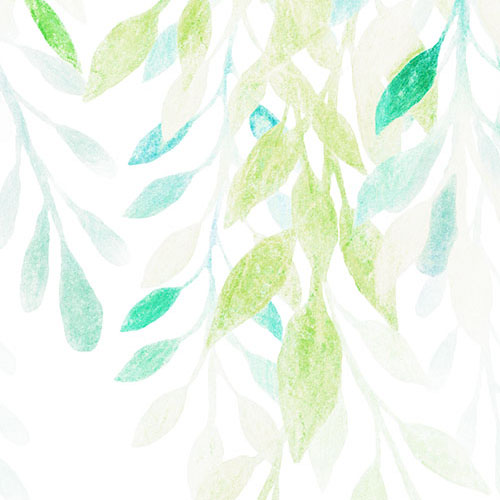 Digitaldruck Vlies Fototapete | Summer Leaves | 350 x 250 cm