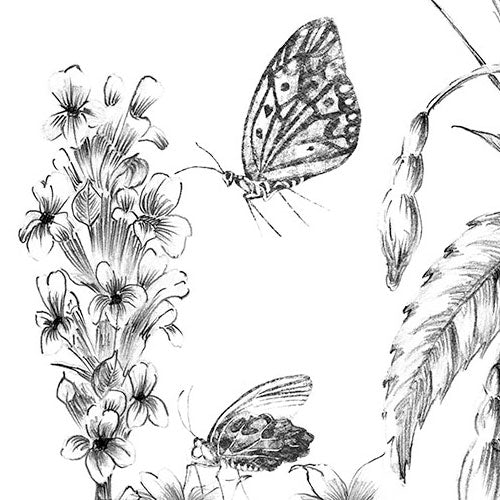 Digitaldruck Vlies Fototapete | Butterfly Field | 400 x 250 cm
