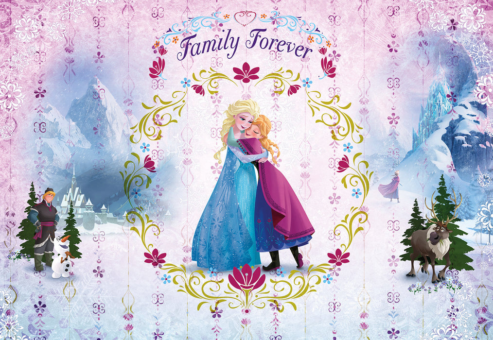 Digitaldruck Vlies Fototapete | Frozen Family Forever | 400 x 260 cm