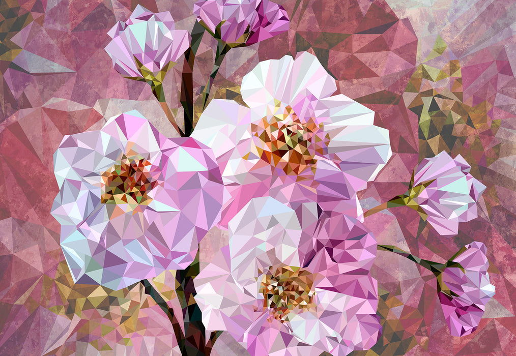 Vlies Fototapete | Blooming Gems | 368 x 248 cm